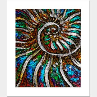 Ammonite Core Posters and Art